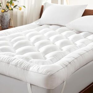4 Inch Memory Foam Mattress Topper, Queen
